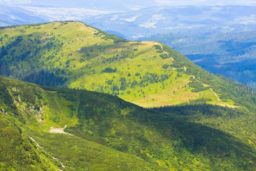 Naklejka premium Babia Gora mountain, Poland