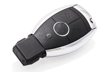 car key isolated on white background