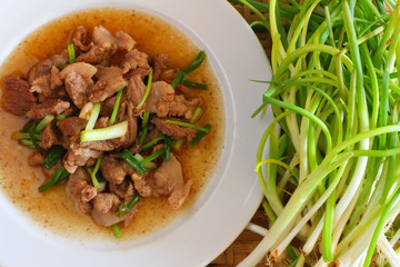 Beef in oyster sauce