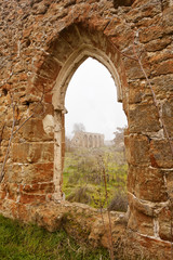 Fototapeta na wymiar Ruined Monastery Window I