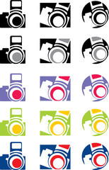 photo camera part 5, vector