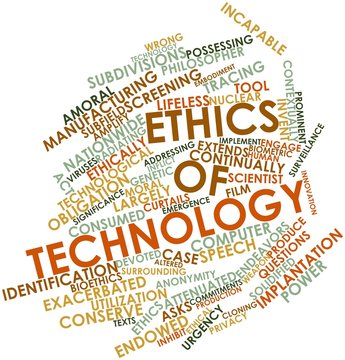 Word cloud for Ethics of technology