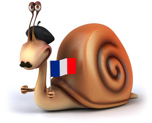 Obraz na płótnie Canvas Francuski ślimak