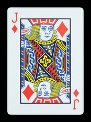 Playing cards - Jack of diamonds