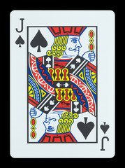 Fototapeta premium Playing cards - Jack of spades