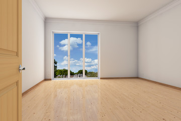 Obraz premium Leeres Zimmer in einer Wohnung