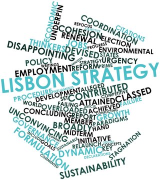 Word cloud for Lisbon Strategy