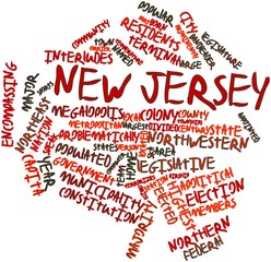 Word cloud for New Jersey