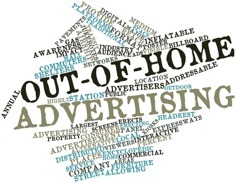 Word cloud for Out-of-home advertising