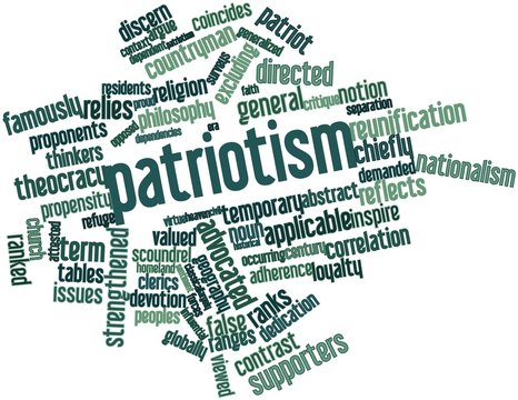 Word cloud for Patriotism