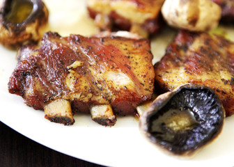 juicy grilled pork chop