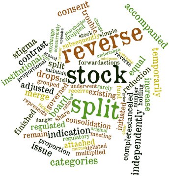 Word cloud for Reverse stock split