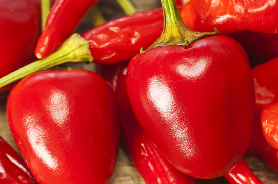 frische Kirsch-Chilies