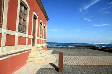Faro del Toston lighthouse  Fuerteventura Canary islands Spain