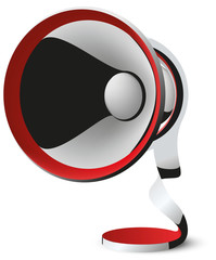 megaphone vector abstraction