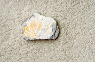Kalkstein auf Sand