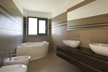interior modern bathroom
