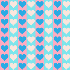 Lovely small hearts seamless pattern