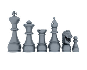 Chess blacks - 3D