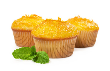 cupcakes with orange jam