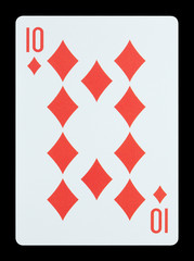 Playing cards - Ten of diamonds