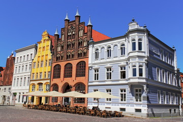 Fototapeta na wymiar Stralsund Altstadt