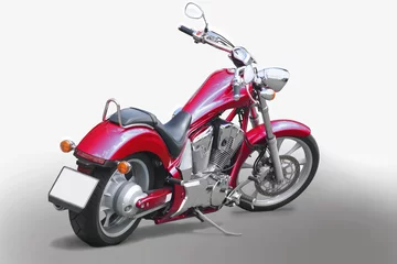 Photo sur Aluminium Moto Moto isolée
