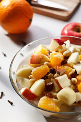 Fruit salad with spice