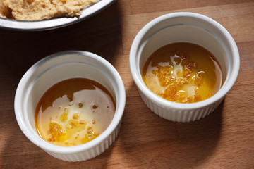 English pudding with ginger