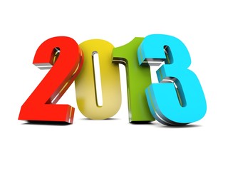 2013 background - Happy New Year - obrazy, fototapety, plakaty