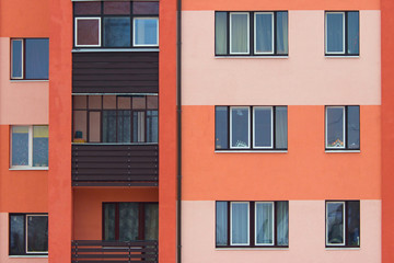 Obraz premium Architecture of new apartments