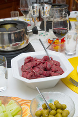 Meat fondue