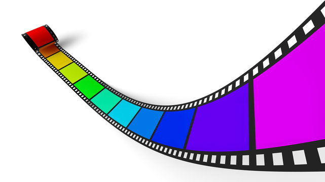 3D Regenbogen Filmstreifen 1