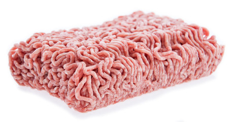 Isolated portion of Minced Meat