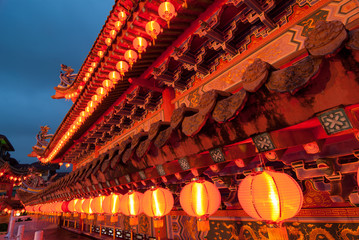 Fototapeta na wymiar Chiński Nowy świątynia roku