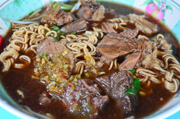 Beef noodle Thai style