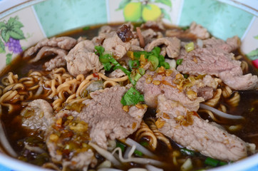 Beef noodle Thai style