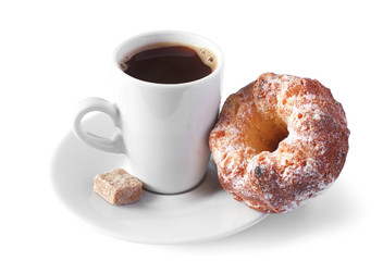 Coffee with cupcake