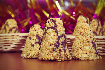 Cookies in the form of turrets