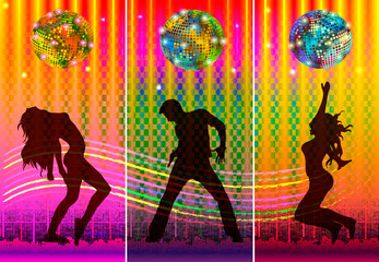 Dance in the color of the night