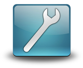 Light Blue 3D Effect Icon 