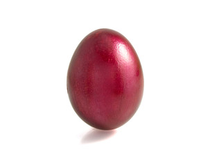 easter egg on white background