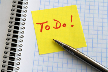 To Do, Aufgabe, Erledigung, Selbstorganisation, Zeitmanagement