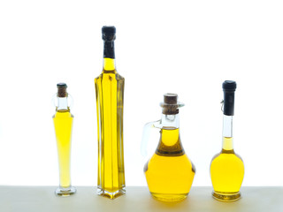 bottles of oil