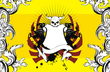 heraldic coat of arms background6