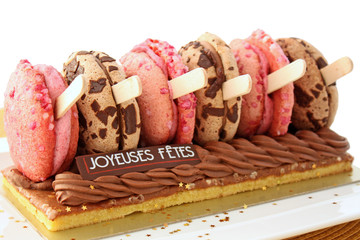 Bûche de macaron