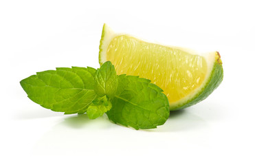 limes with mint