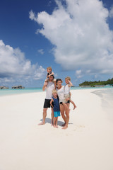 Fototapeta premium happy family on vacation