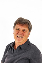 Obraz premium stylish man standing and gesturing with his hands