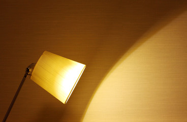 warm lighting from lamp